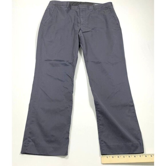 Bonobos Pants Mens 35 x 30 Friday Gray Straight Leg Workwear Casual Friday - Picture 2 of 10